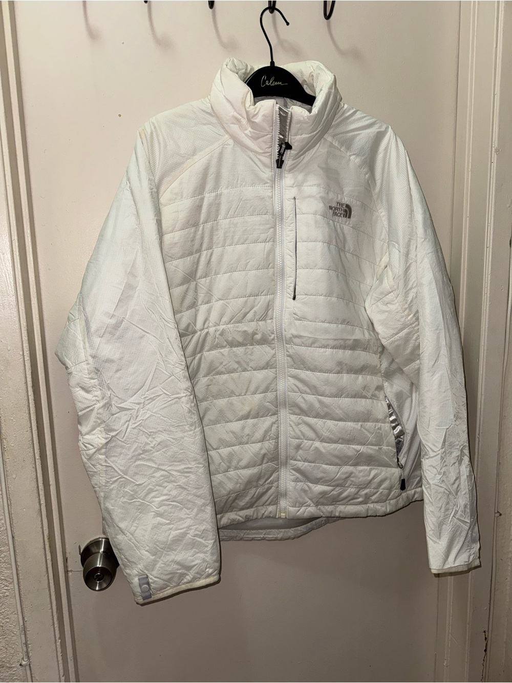 The North Face White Quilted Puffer Jacket